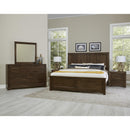 Artisan & Post Crafted Cherry 150 King Six Panel Bed - Dark Cherry IMAGE 2