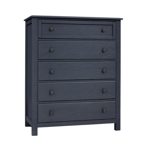 Artisan & Post Custom Express 126-115 5 Drawer Chest - Indigo IMAGE 1