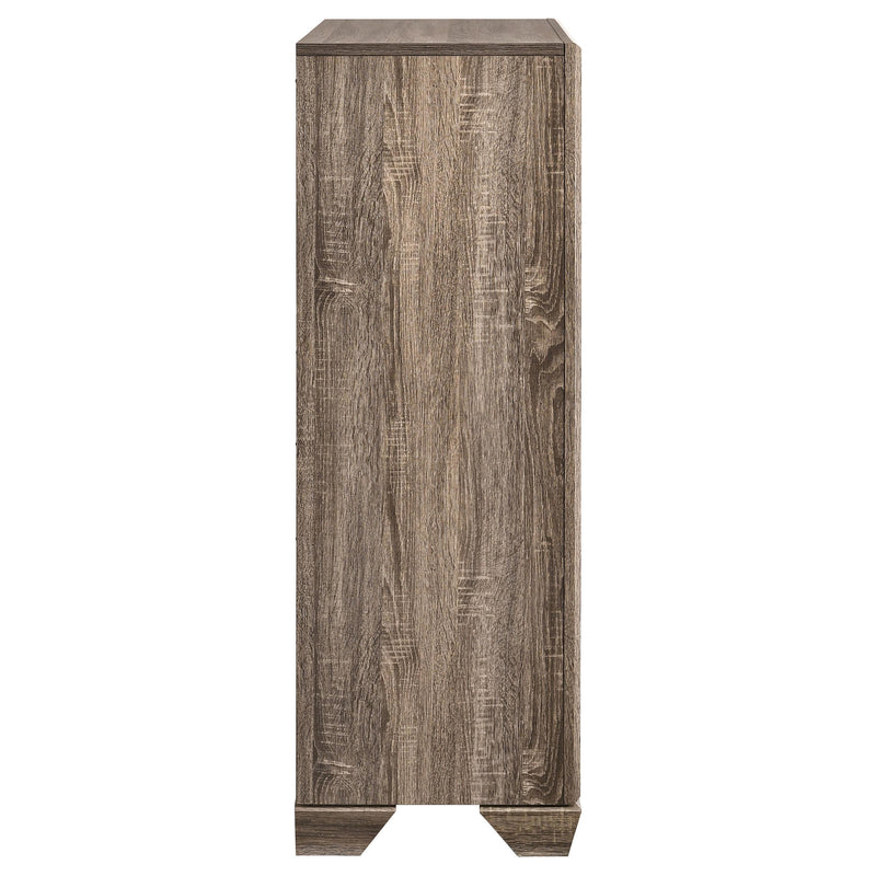 Coaster Furniture Kauffman 204195 5-Drawer Bedroom Chest - Washed Taupe IMAGE 8