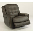 Flexsteel Wicklow Power Glider Leather Match Recliner 1681-54PH 326-70 IMAGE 3