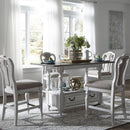 Liberty Furniture Industries Inc. Square Magnolia Manor Counter Height Dining Table with Pedestal Base 244-GT3660 IMAGE 12