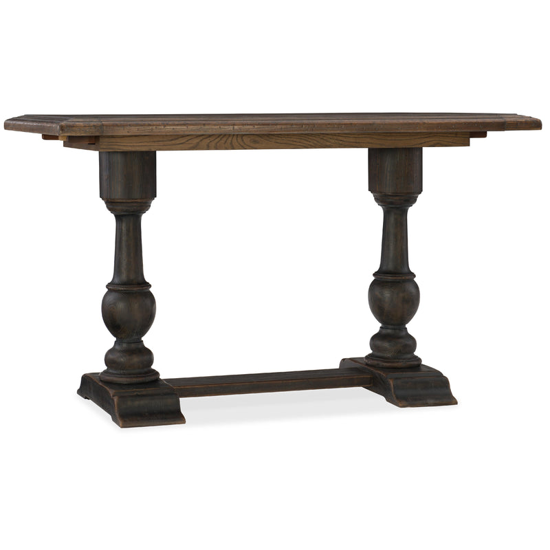 Hooker Furniture 5960-75206-BRN Balcones 60in Friendship Table with 2-12in Leaves IMAGE 1