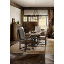 Hooker Furniture 5960-75206-BRN Balcones 60in Friendship Table with 2-12in Leaves IMAGE 3