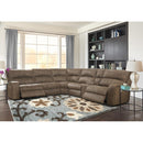 Parker Living Polaris MPOL-PACKA(H)-KA Kahlua 6 Piece Modular Power Reclining Sectional with Power Adjustable Headrests
