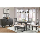  Elements International Sawyer Dining Table DSW100DT IMAGE 5