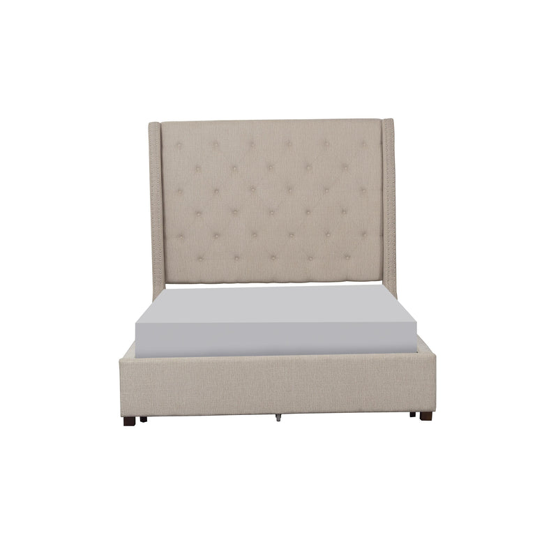 Homelegance Fairborn Queen Upholstered Platform Bed 5877BE-1* IMAGE 1
