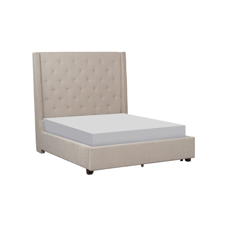 Homelegance Fairborn Queen Upholstered Platform Bed 5877BE-1* IMAGE 2