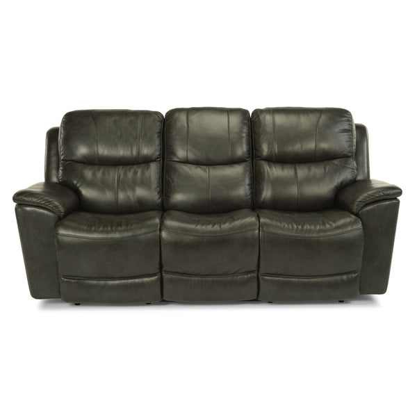 Flexsteel Cade Power Reclining Leather Match Sofa 1183-62PH 637-00 IMAGE 1