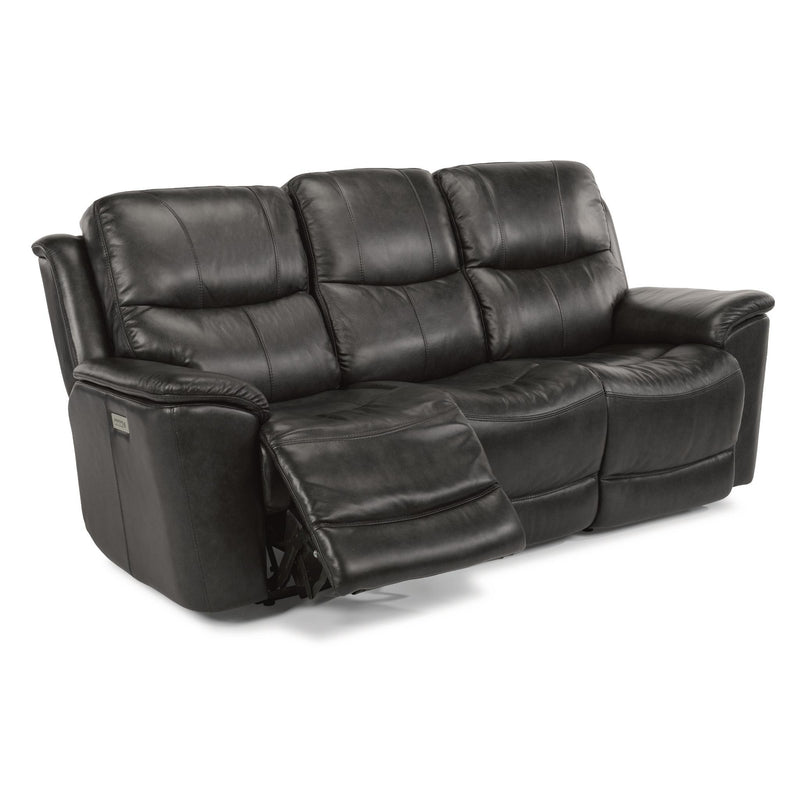 Flexsteel Cade Power Reclining Leather Match Sofa 1183-62PH 637-00 IMAGE 3