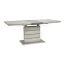 Homelegance Glissand Dining Table with Glass Top and Pedestal Base 5599-71* IMAGE 2