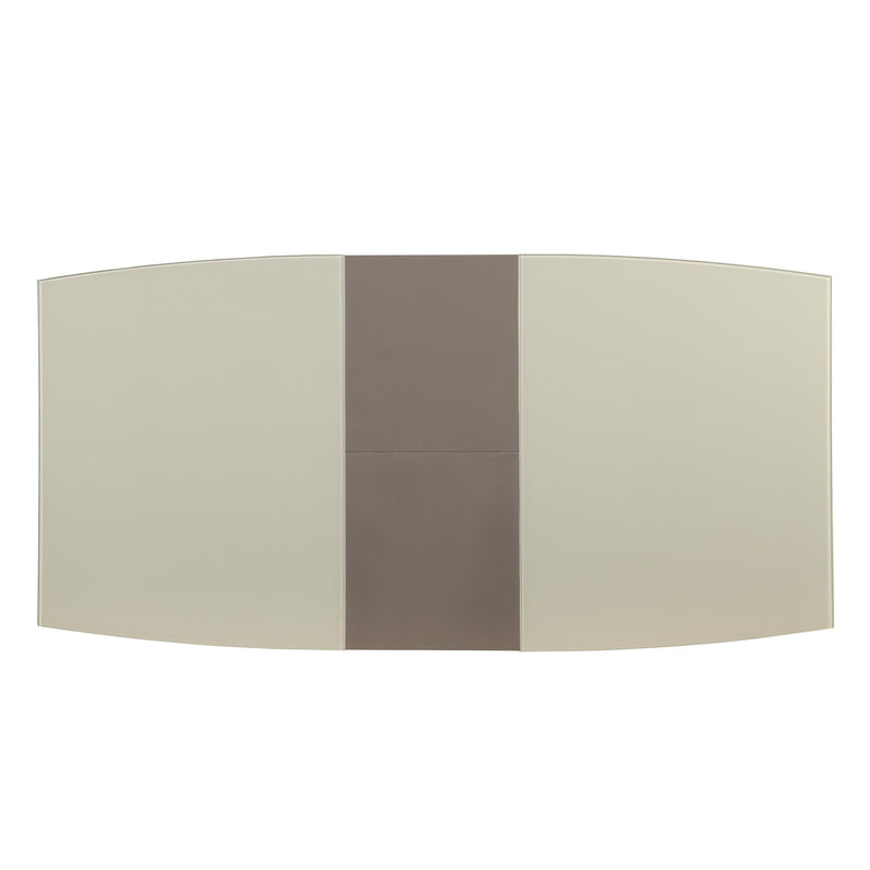 Homelegance Glissand Dining Table with Glass Top and Pedestal Base 5599-71* IMAGE 3