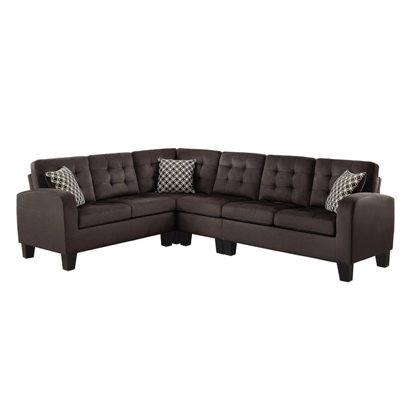 Homelegance Sinclair Fabric 2 pc Sectional 8202CH*SC IMAGE 1