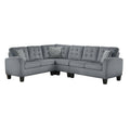 Homelegance Sinclair Fabric 2 pc Sectional 8202GRY*SC IMAGE 1