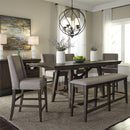 Liberty Furniture Industries Inc. Double Bridge Counter Height Dining Table with Trestle Base 152-CD-GTS IMAGE 9