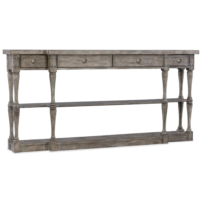 Hooker Furniture 5620-85001-LTGY Sanctuary Four-Drawer Console IMAGE 1