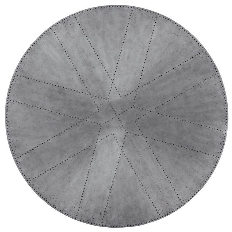 Hooker Furniture 5750-75213-SLV Boheme Ascension 60in Zinc Round Dining Table IMAGE 2