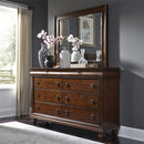 Liberty Furniture Industries Inc. Rustic Traditions 8-Drawer Dresser with Mirror 589-BR-DM IMAGE 1