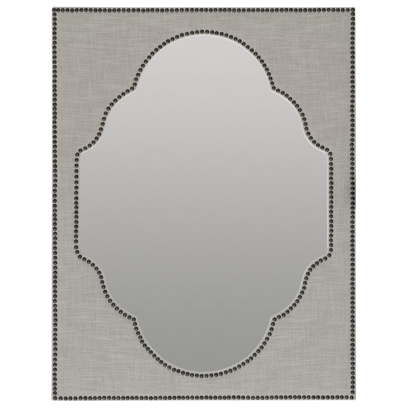 Hooker Furniture 5750-90008-GRY Boheme Nourmand Linen Wrapped Mirror IMAGE 1