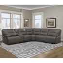 Parker Living Spartacus MSPA-PACKA(H)-HAZ Haze 6 Piece Modular Power Reclining Sectional with Power Adjustable Headrests