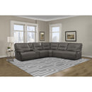 Parker Living Spartacus MSPA-PACKA(H)-HAZ Haze 6 Piece Modular Power Reclining Sectional with Power Adjustable Headrests