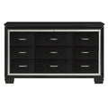 Homelegance Allura 9-Drawer Dresser 1916BK-5 IMAGE 1