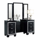Homelegance Allura 6-Drawer Vanity Table 1916BK-15* IMAGE 1