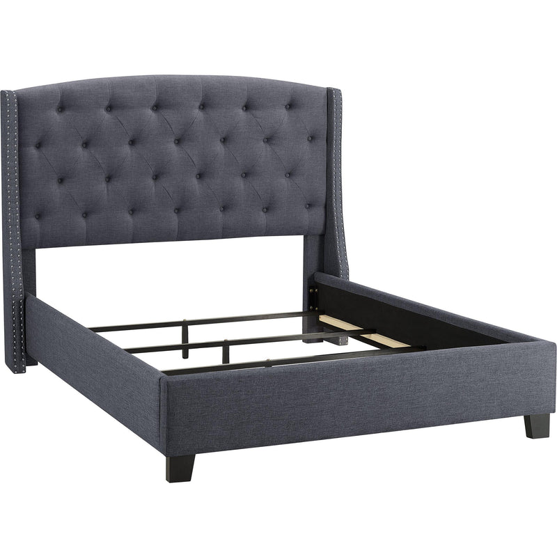  Crown Mark Eva King Upholstered Platform Bed 5111GY-K-HBFB/5111GY-KQ-RAIL IMAGE 3