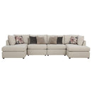 Bassett Beckham Fabric 4 pc Sectional 2676-LLFC/2676-20FC/2676-20FC/2676-RLFC FC178-2 IMAGE 1