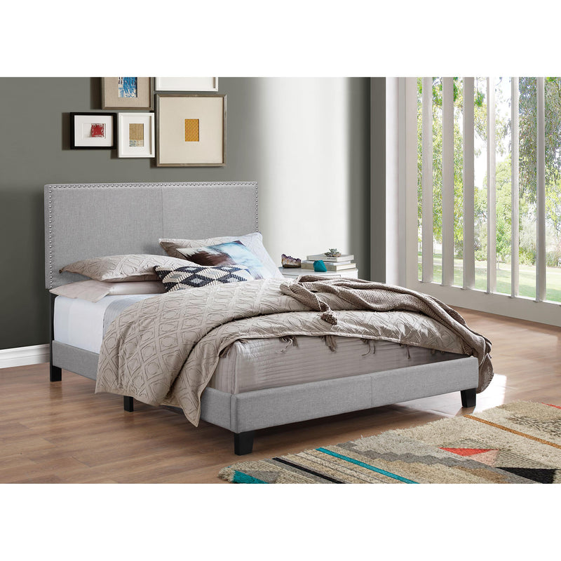  Crown Mark Erin King Upholstered Platform Bed 5271GY-K-NH IMAGE 3