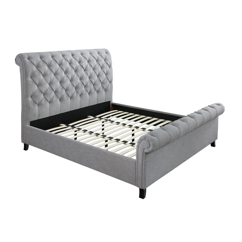  Crown Mark Kate King Upholstered Sleigh Bed 5103-K-HB/5103-K-FB/5103-KQ-RAIL IMAGE 2