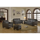  Leather Italia USA Fletcher Stationary Leather Loveseat 1444-6287B-021128A IMAGE 3