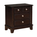  Crown Mark Kenton 3-Drawer Nightstand B1820-2 IMAGE 2