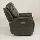 Flexsteel Miller Power Leather Match Recliner 1729-50PH 204-04 IMAGE 3