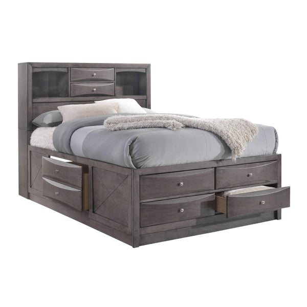 Elements International Emily Twin Bookcase Bed with Storage EG170THF/EG170TLD/EG170TRD/EG170TR IMAGE 1