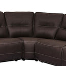 Parker Living Spartacus MSPA-PACKA(H)-CHO Chocolate 6 Piece Modular Power Reclining Sectional with Power Adjustable Headrests