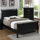  Crown Mark Louis Philip Twin Sleigh Bed B3950-T-HBFB/B3950-T-RAIL IMAGE 1