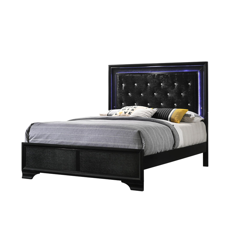  Crown Mark Micah Full Upholstered Panel Bed B4350-F-HBFB/B4350-FT-RAIL IMAGE 1