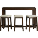  Elements International Hardy 4 pc Pub Height Dinette THY100BTSP IMAGE 1