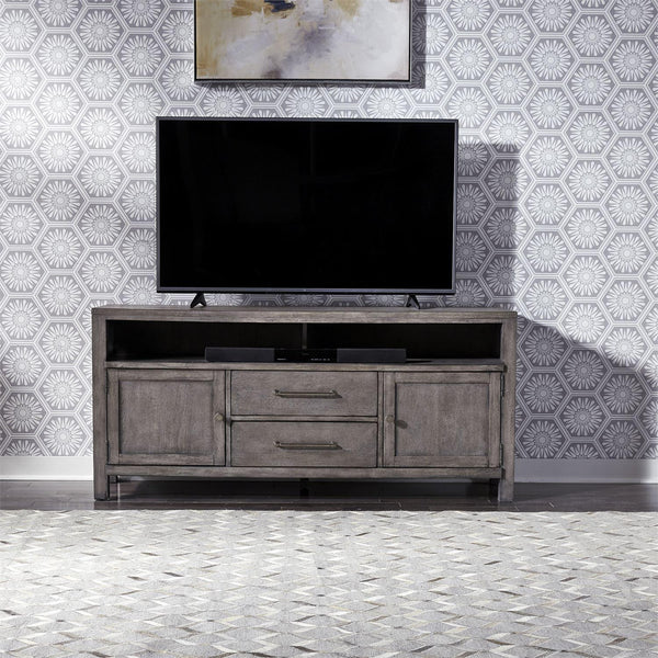 Liberty Furniture Industries Inc. Modern Farmhouse TV Stand with Cable Management 406-TV66 IMAGE 1