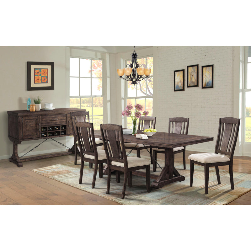 Elements International Finn Dining Table with Trestle Base DFN100DT/DFN100DB IMAGE 6