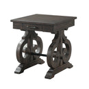Elements International Stone End Table TST100ST IMAGE 1