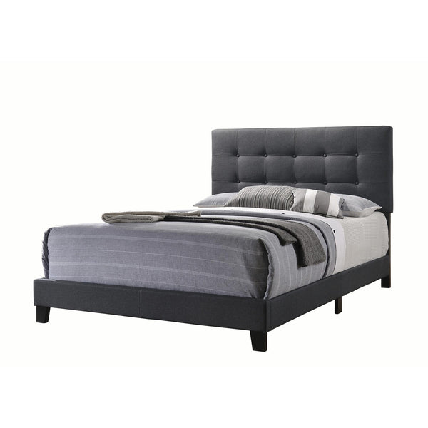 Coaster Furniture Mapes King Upholstered Platform Bed 305746KE IMAGE 1