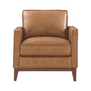 Leather Italia USA Newport Stationary Leather Chair 1669-6394-01177137 IMAGE 1