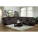 Homelegance Falun Power Reclining Leather Match 6 pc Sectional 8260DB*6PW IMAGE 12