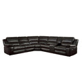 Homelegance Falun Power Reclining Leather Match 6 pc Sectional 8260DB*6PW IMAGE 1