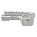 Homelegance Tesoro Reclining Fabric 6 pc Sectional 9509MGY*65LRR IMAGE 3