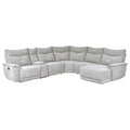Homelegance Tesoro Reclining Fabric 6 pc Sectional 9509MGY*6LR5R IMAGE 1