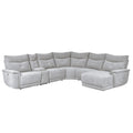 Homelegance Tesoro Power Reclining Fabric 6 pc Sectional 9509MGY*6LRPWH5R IMAGE 1