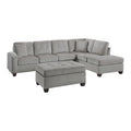 Homelegance Emilio Fabric 3 pc Sectional 8367TP*3 IMAGE 1