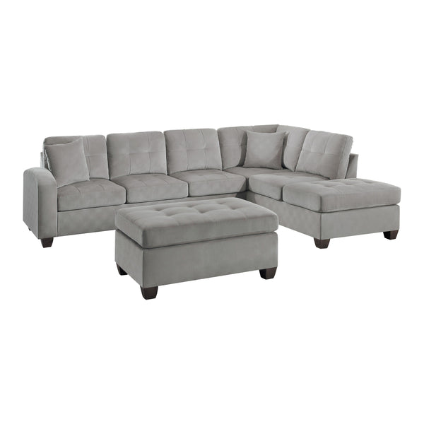 Homelegance Emilio Fabric 3 pc Sectional 8367TP*3 IMAGE 1